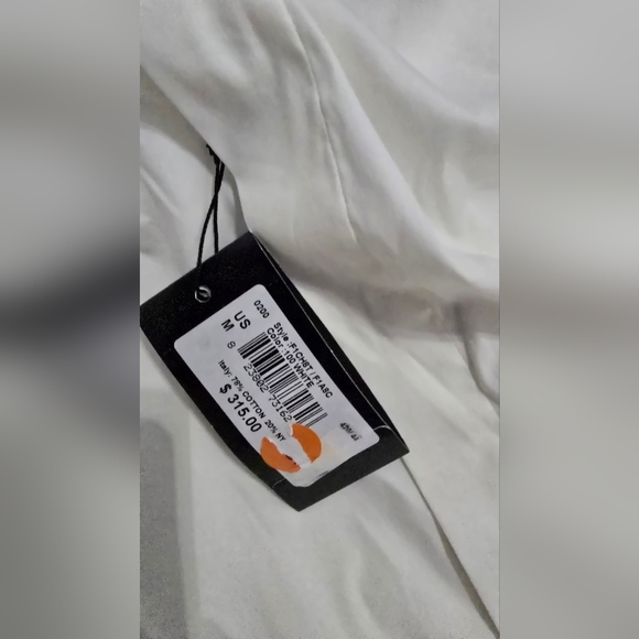 Emporio Armani Crisp White Dress Shirt SIZE M. NWT Has Authentification Card - Picture 10 of 12